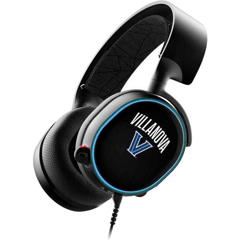 Villanova University V Black SteelSeries Arctis 3 Skin